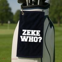 Zeke Who? Golf Towel thumb 2