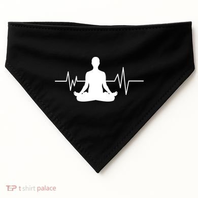 Zen Heartbeat Pulse USA-Made Doggie Bandana