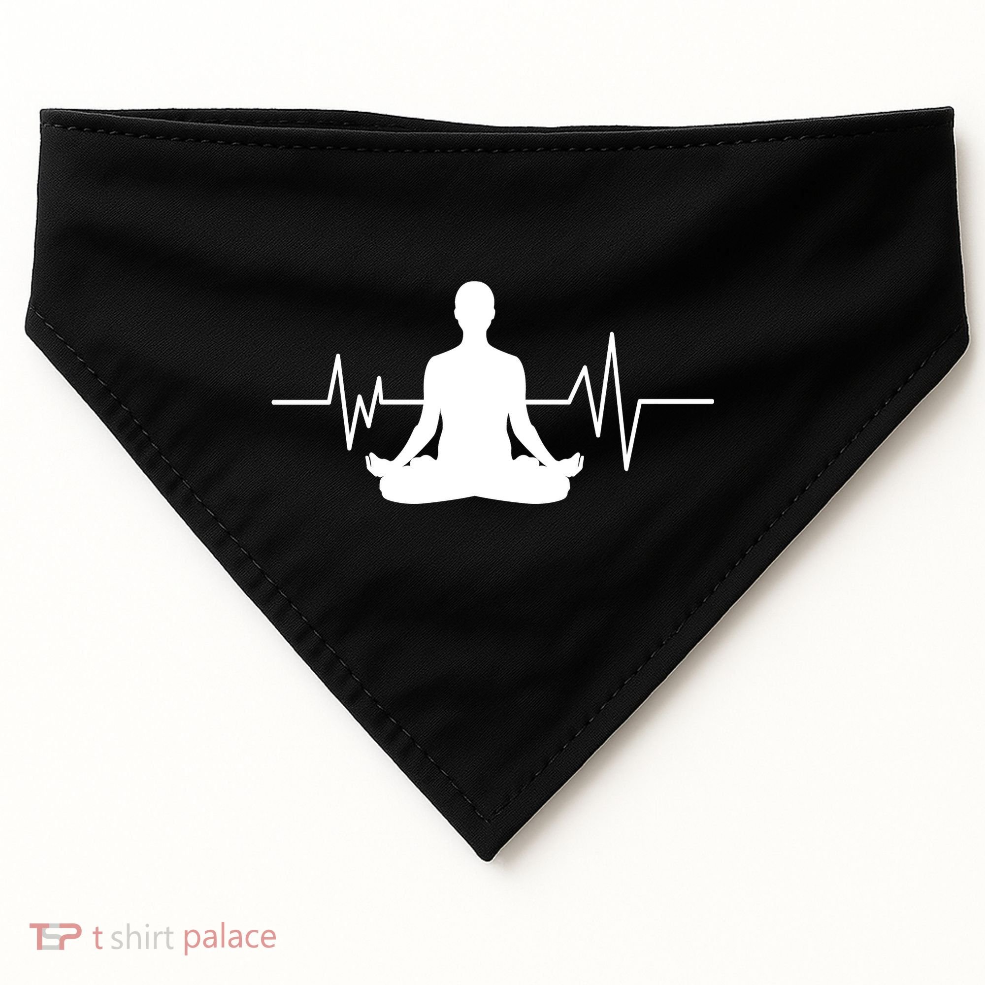 Zen Heartbeat Pulse USA-Made Doggie Bandana