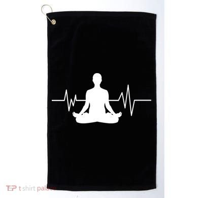 Zen Heartbeat Pulse Golf Towel
