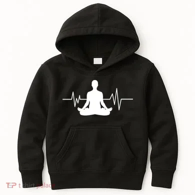Zen Heartbeat Pulse Kids Hoodie