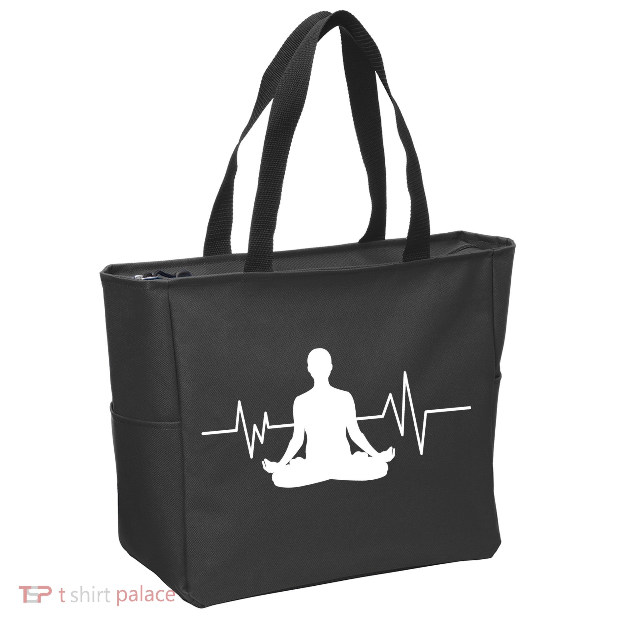 Zen Heartbeat Pulse Tote Bag