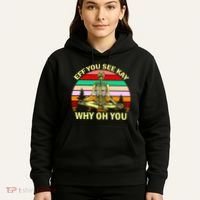 Zen Meditating Skeleton Eff You See Kay Hoodie thumb 5