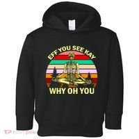 Zen Meditating Skeleton Eff You See Kay Toddler Hoodie thumb 0