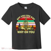 Zen Meditating Skeleton Eff You See Kay Toddler T-Shirt thumb 0