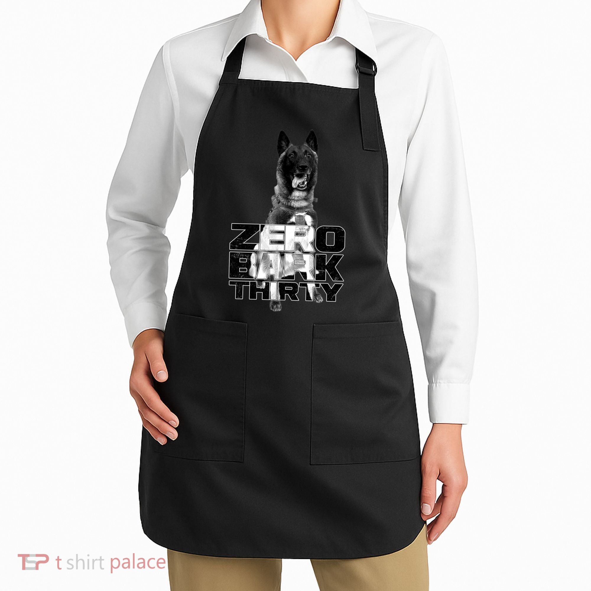 Zero Bark Thirty Conan the Hero Dog Apron
