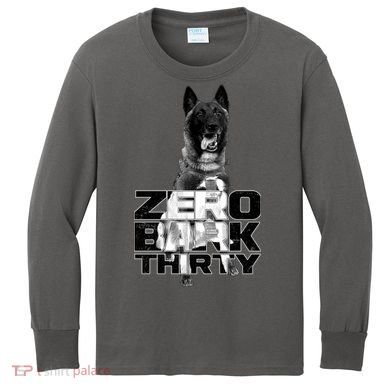 Zero Bark Thirty Conan the Hero Dog Kids Long Sleeve Shirt