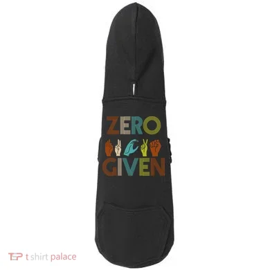 Zero Given Sign Language Doddie Hoodie