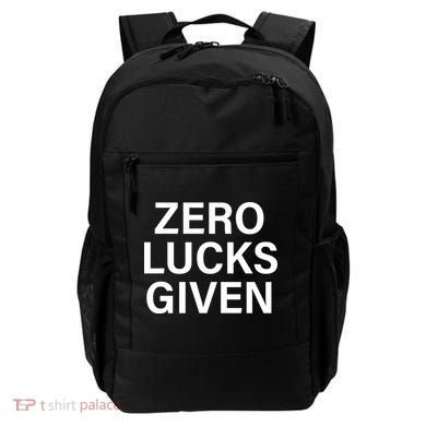 Zero Lucks Given Backpack