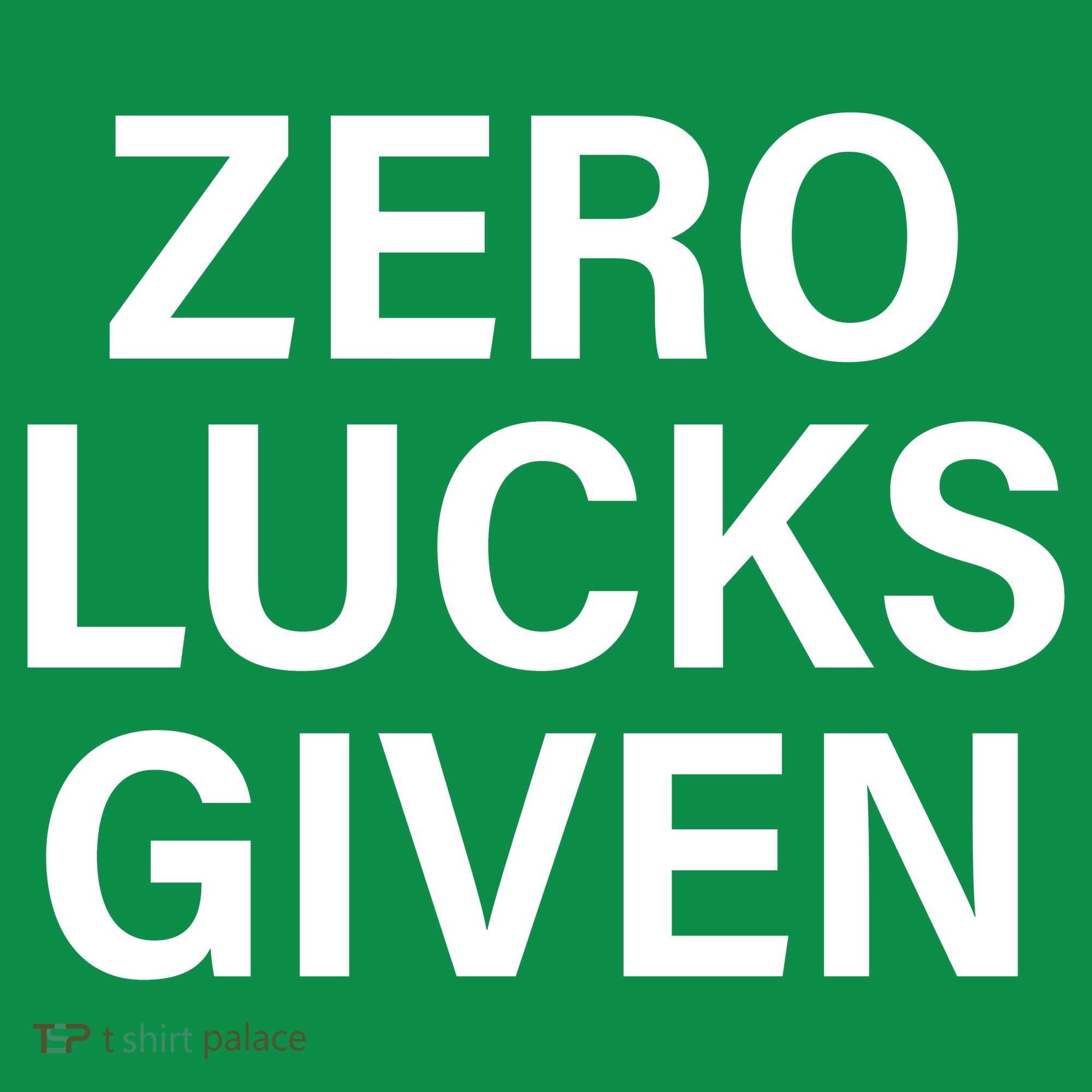 Zero Lucks Given Mousepad