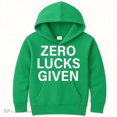 Zero Lucks Given Kids Hoodie