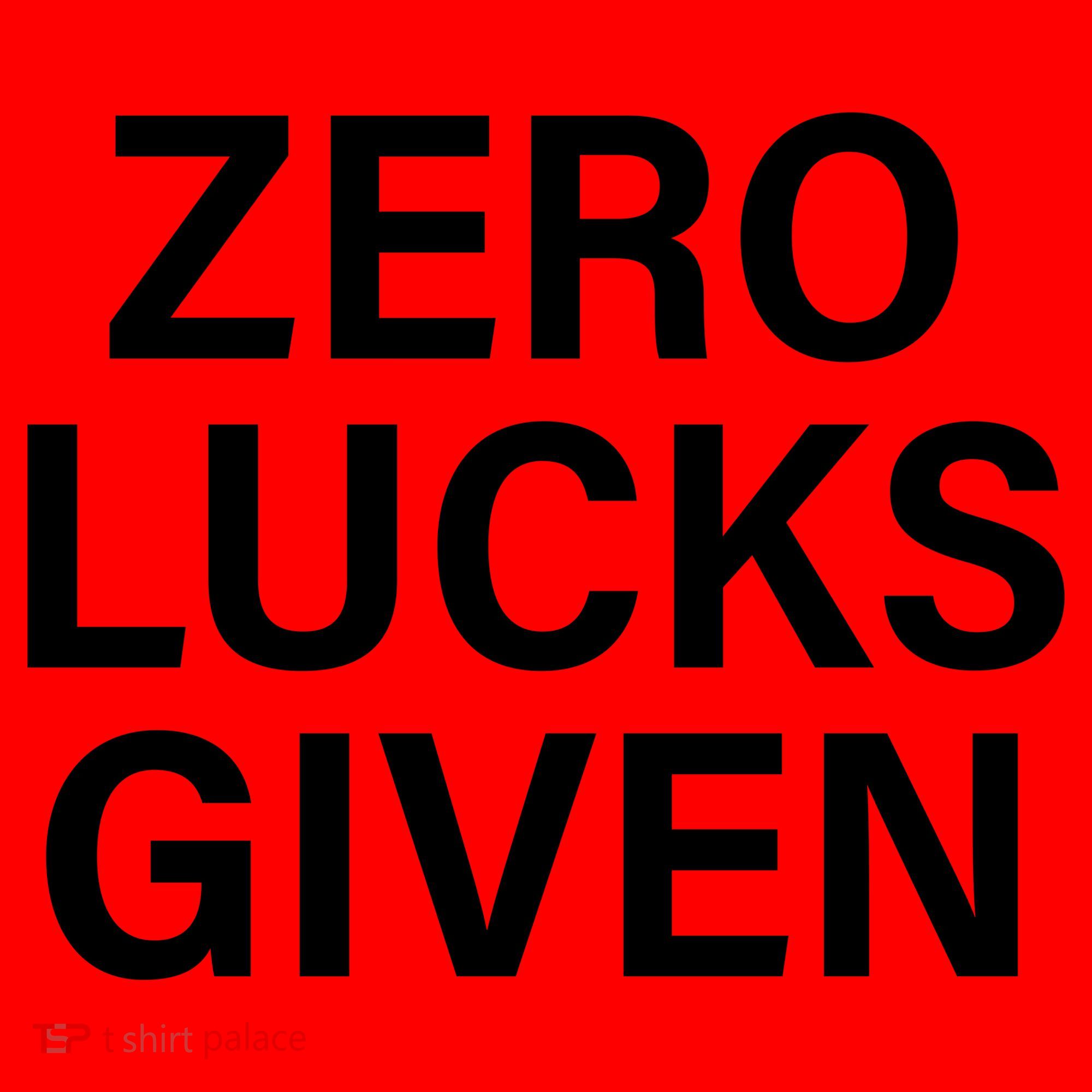 Zero Lucks Given Santa Hat