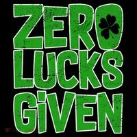 Zero Lucks Given St. Patrick's Day Doggie Tank thumb 4