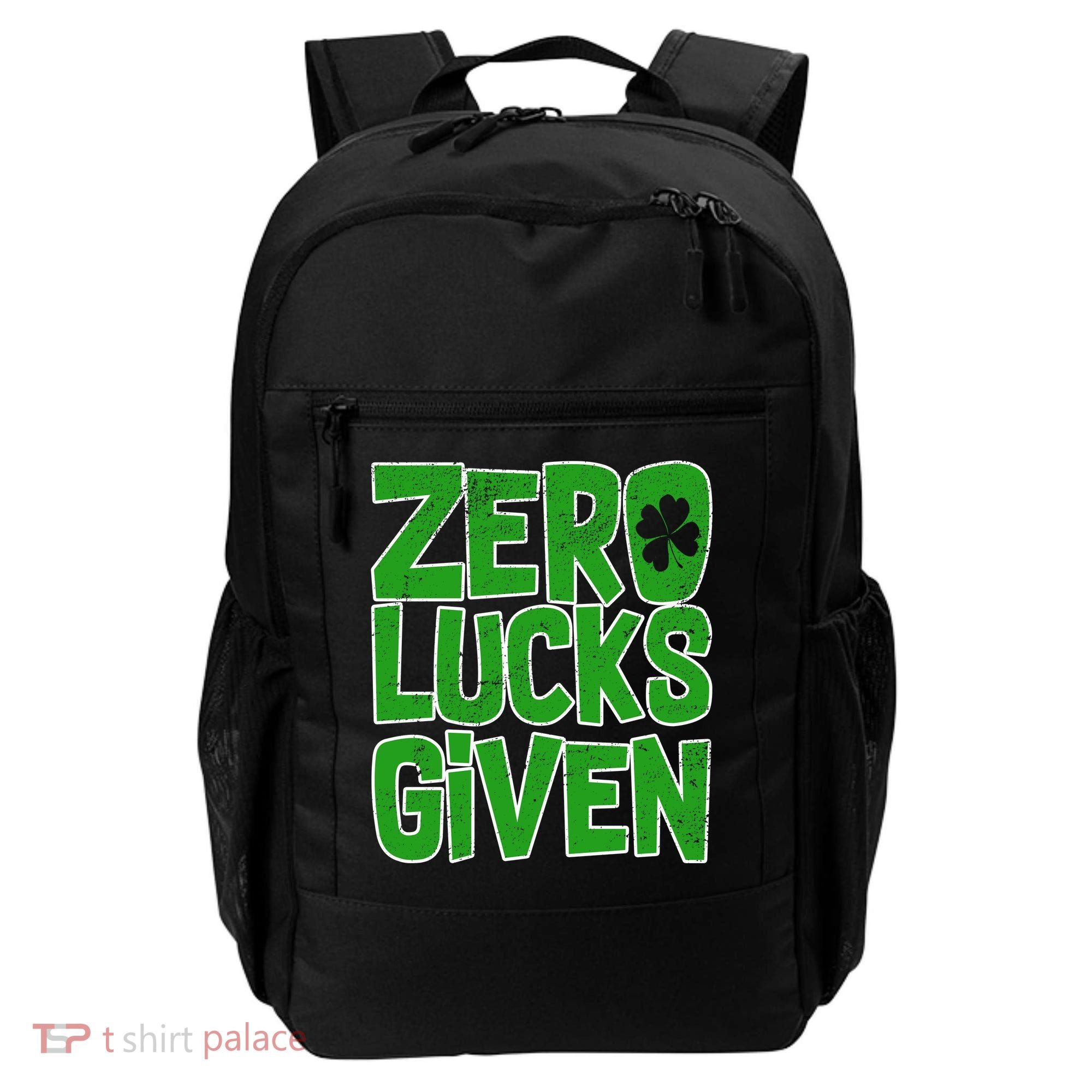 Zero Lucks Given St. Patrick's Day Backpack