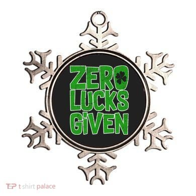 Zero Lucks Given St. Patrick's Day Ornament