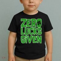 Zero Lucks Given St. Patrick's Day Toddler T-Shirt thumb 2