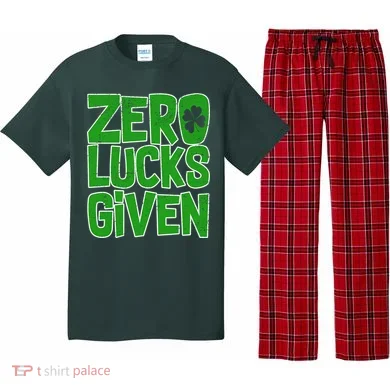 Zero Lucks Given St. Patrick's Day Pajama Set