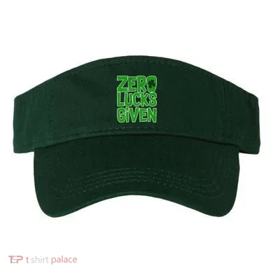 Zero Lucks Given St. Patrick's Day Visor
