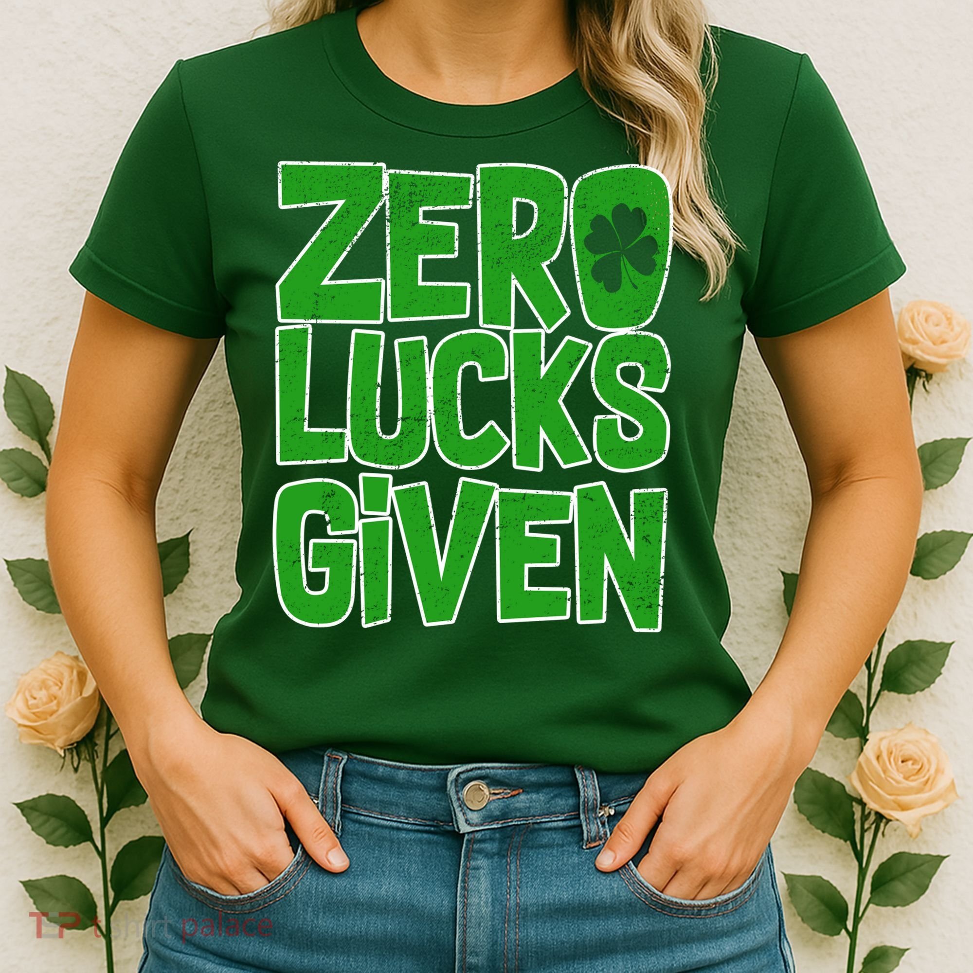 Zero Lucks Given St. Patrick's Day Women's T-Shirt
