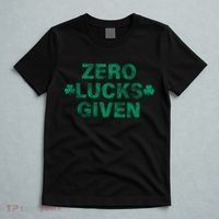 Zero Lucks Given Vintage St Patricks Day T-Shirt thumb 5