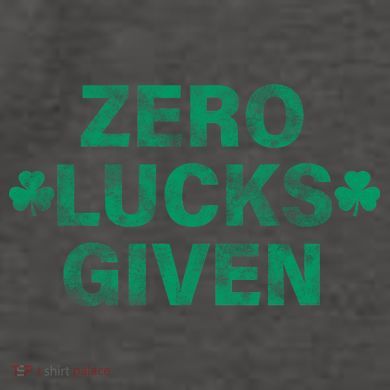 Zero Lucks Given Vintage St Patricks Day Vector Backpack