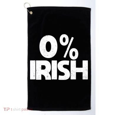 Zero Percent Irish Golf Towel