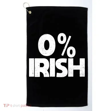 Zero Percent Irish Golf Towel