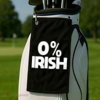 Zero Percent Irish Golf Towel thumb 2