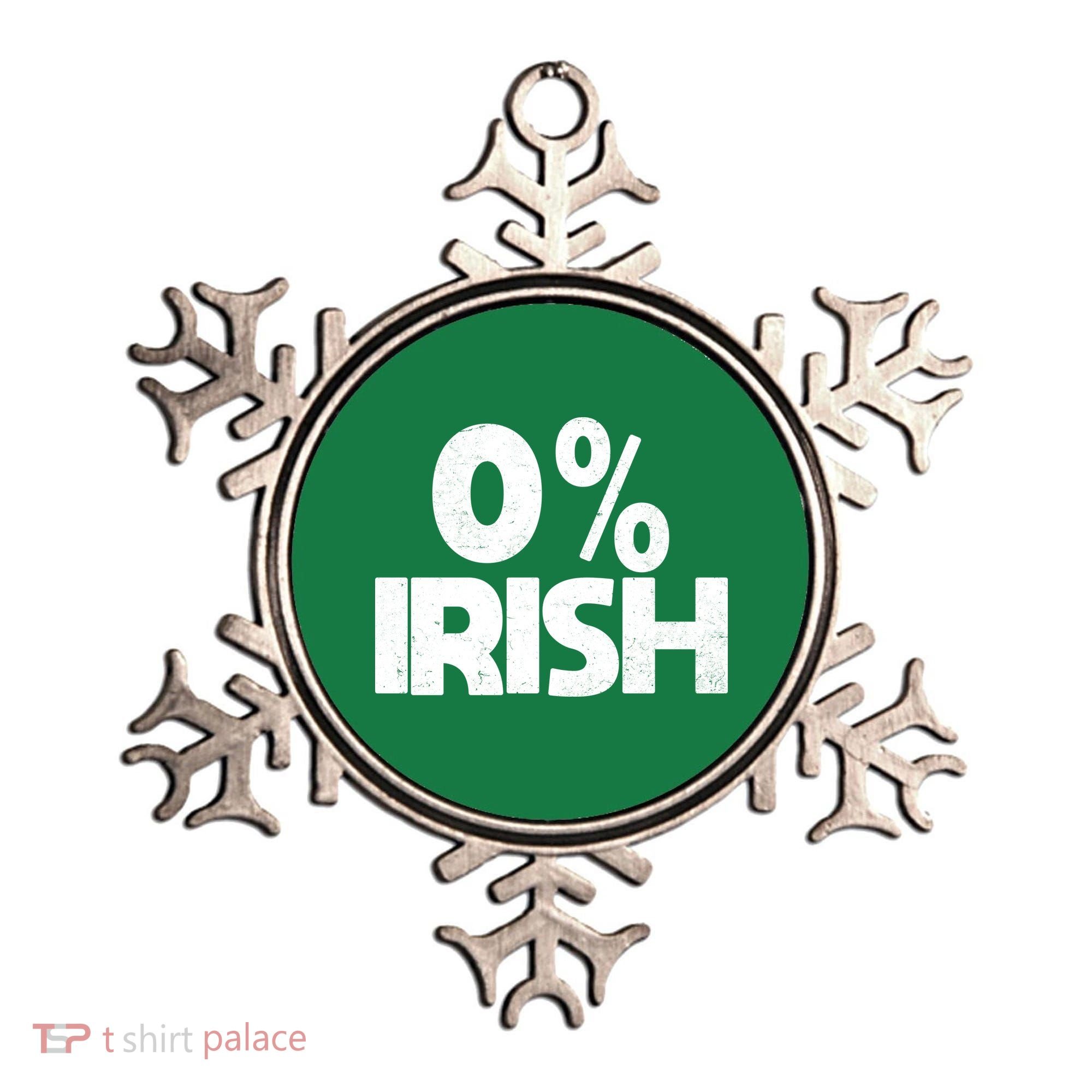 Zero Percent Irish Ornament