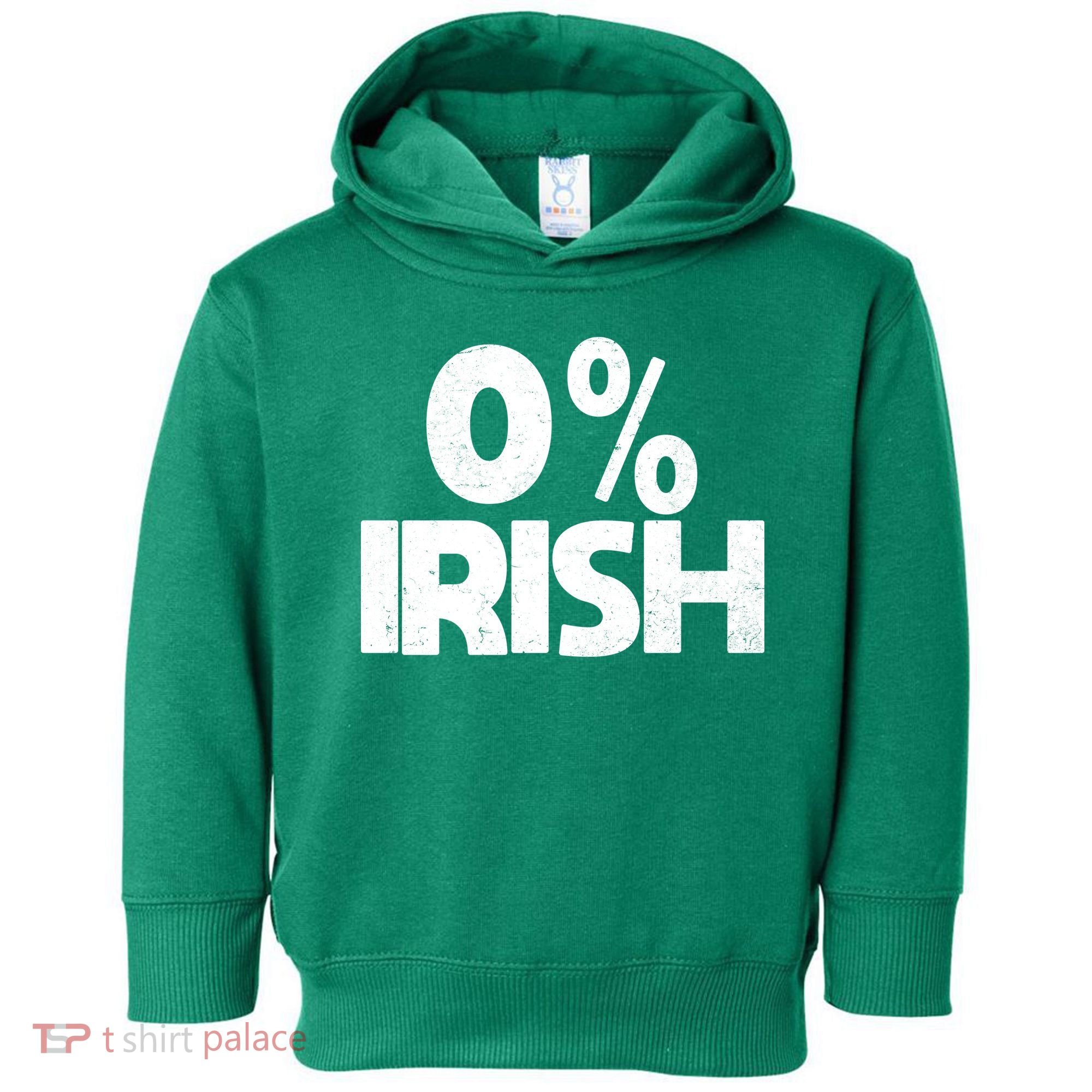 Zero Percent Irish Toddler Hoodie