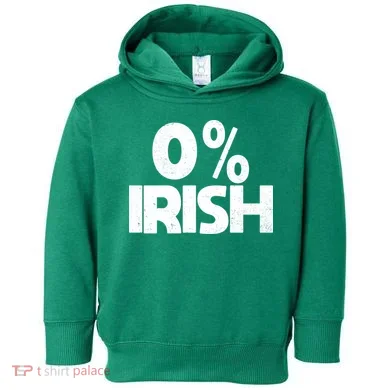 Zero Percent Irish Toddler Hoodie