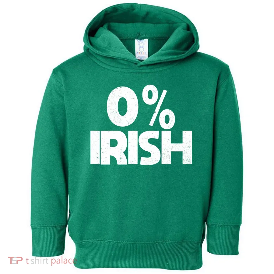 Zero Percent Irish Toddler Hoodie