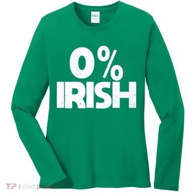 Zero Percent Irish Women's Long Sleeve Shirt