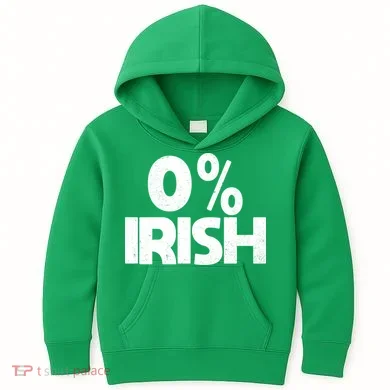 Zero Percent Irish Kids Hoodie