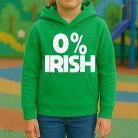 Zero Percent Irish Kids Hoodie thumb 3