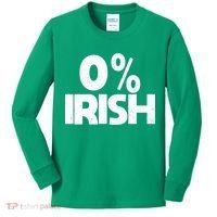 Zero Percent Irish Kids Long Sleeve Shirt thumb 0