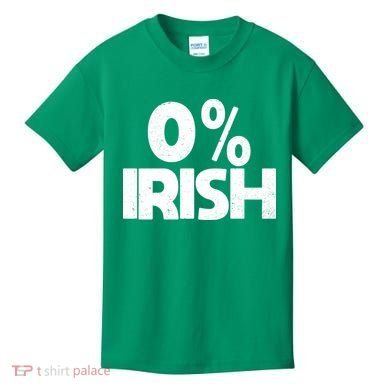 Zero Percent Irish Kids T-Shirt