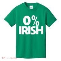 Zero Percent Irish Kids T-Shirt thumb 0