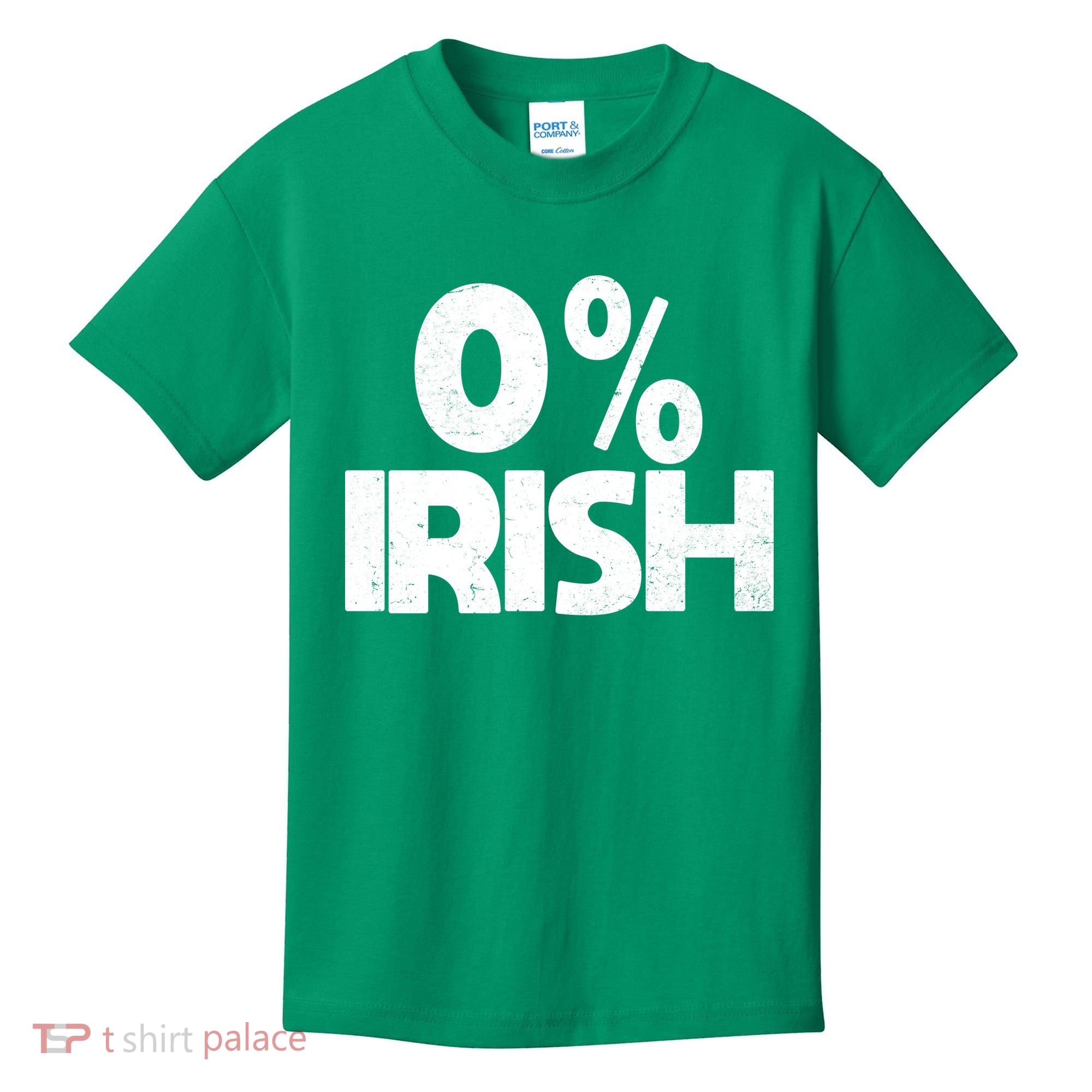 Zero Percent Irish Kids T-Shirt