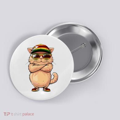 Zimbabwean Flag Cat Mom Souvenirs Products Kitten Zimbabwe Button