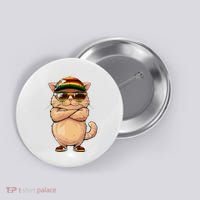 Zimbabwean Flag Cat Mom Souvenirs Products Kitten Zimbabwe Button thumb 0