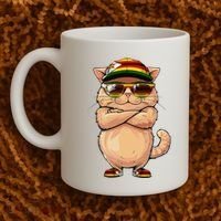 Zimbabwean Flag Cat Mom Souvenirs Products Kitten Zimbabwe Coffee Mug thumb 2