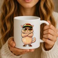 Zimbabwean Flag Cat Mom Souvenirs Products Kitten Zimbabwe Coffee Mug thumb 3
