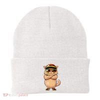 Zimbabwean Flag Cat Mom Souvenirs Products Kitten Zimbabwe Beanie thumb 0