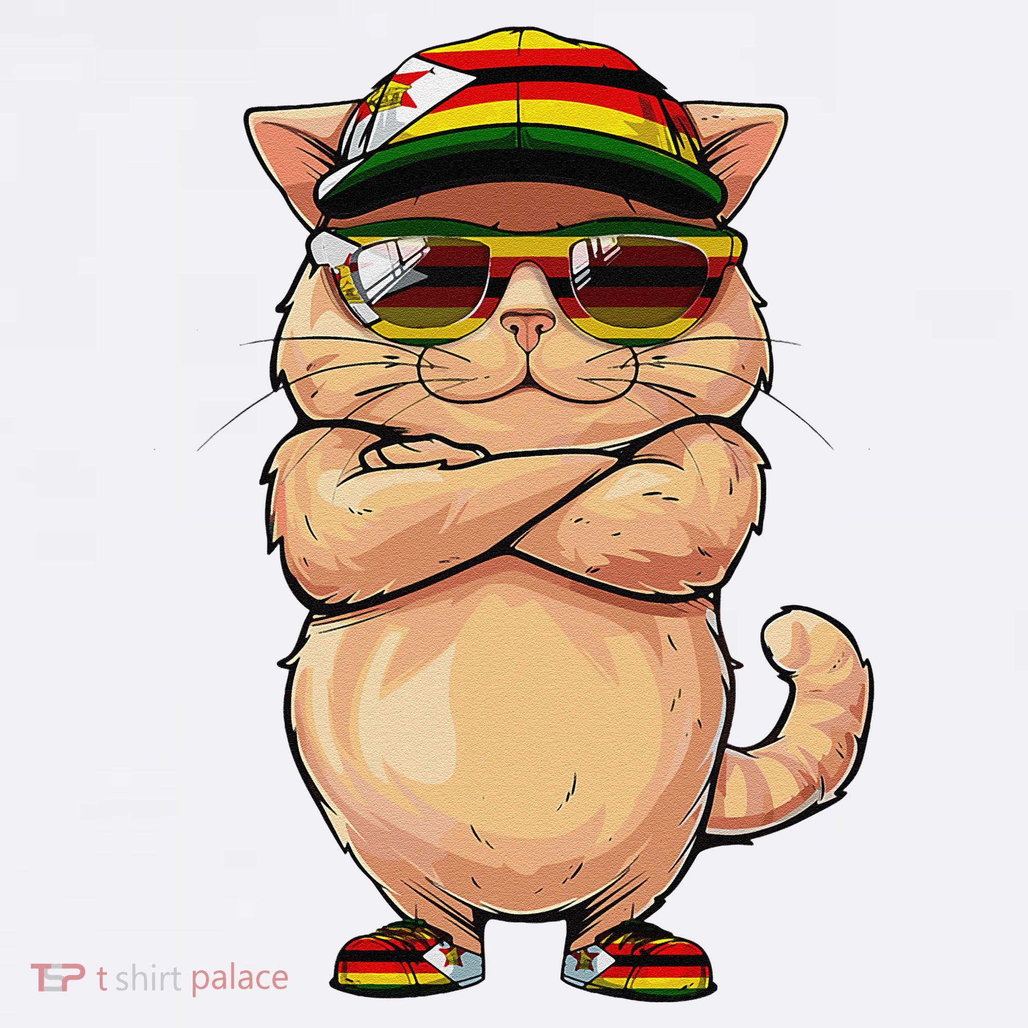 Zimbabwean Flag Cat Mom Souvenirs Products Kitten Zimbabwe Mousepad