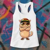Zimbabwean Flag Cat Mom Souvenirs Products Kitten Zimbabwe Women's Tank Top thumb 3