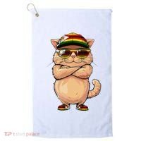 Zimbabwean Flag Cat Mom Souvenirs Products Kitten Zimbabwe Golf Towel thumb 0