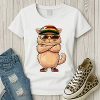 Zimbabwean Flag Cat Mom Souvenirs Products Kitten Zimbabwe Women's T-Shirt thumb 3