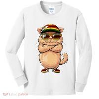 Zimbabwean Flag Cat Mom Souvenirs Products Kitten Zimbabwe Kids Long Sleeve Shirt thumb 0