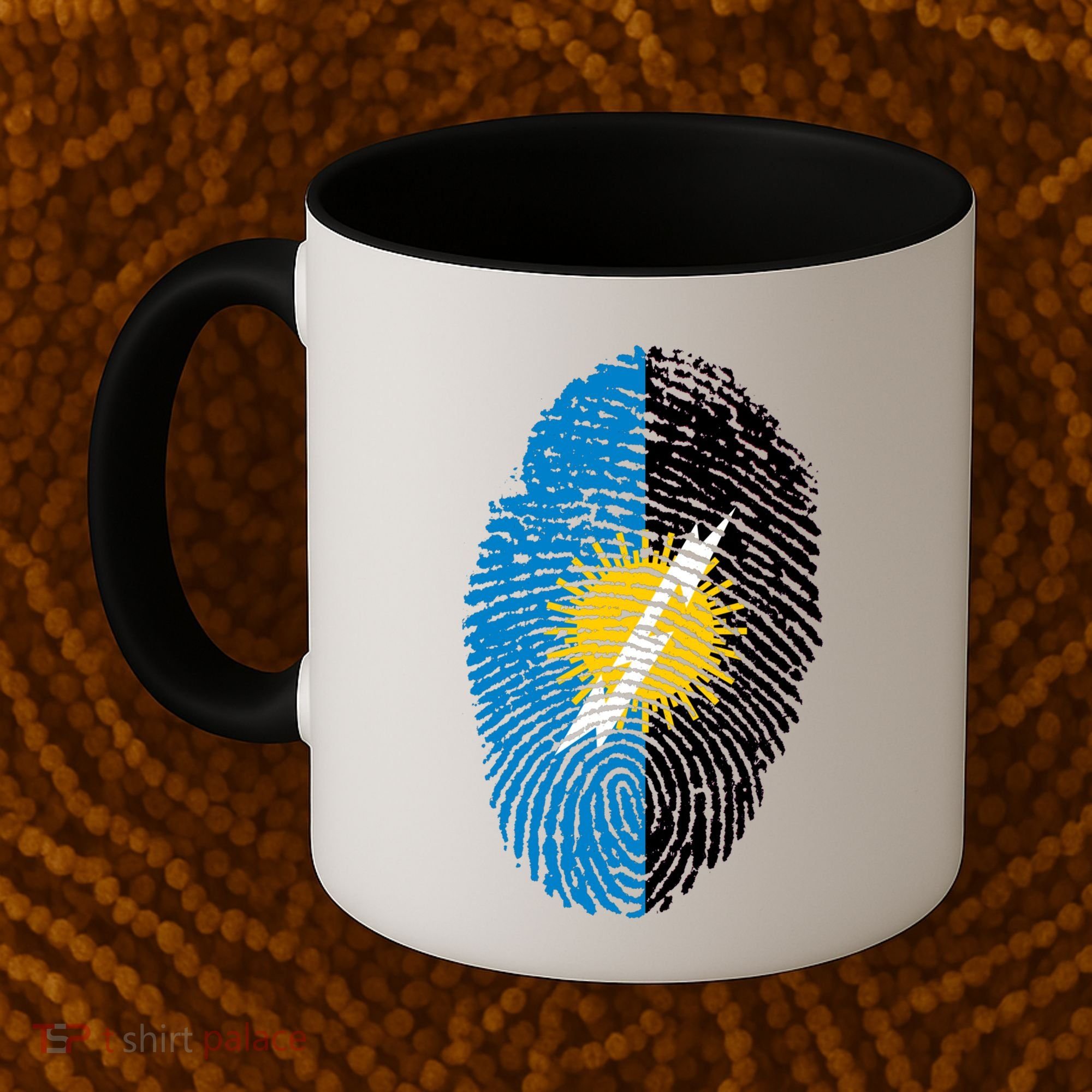 Zulia Flag Fingerprint Venezuela Gift Coffee Mug